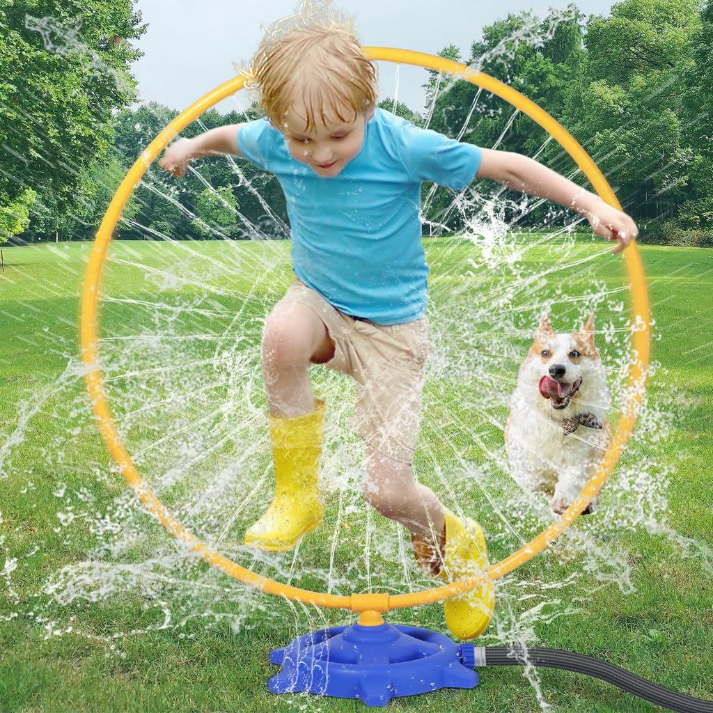 1Outdoor Wassersprinkler Spielzeug Cartoon Schmetterling Rotation Wassersprühspielzeug Für Kinder Outdoor-Spiel Fördert Farbe