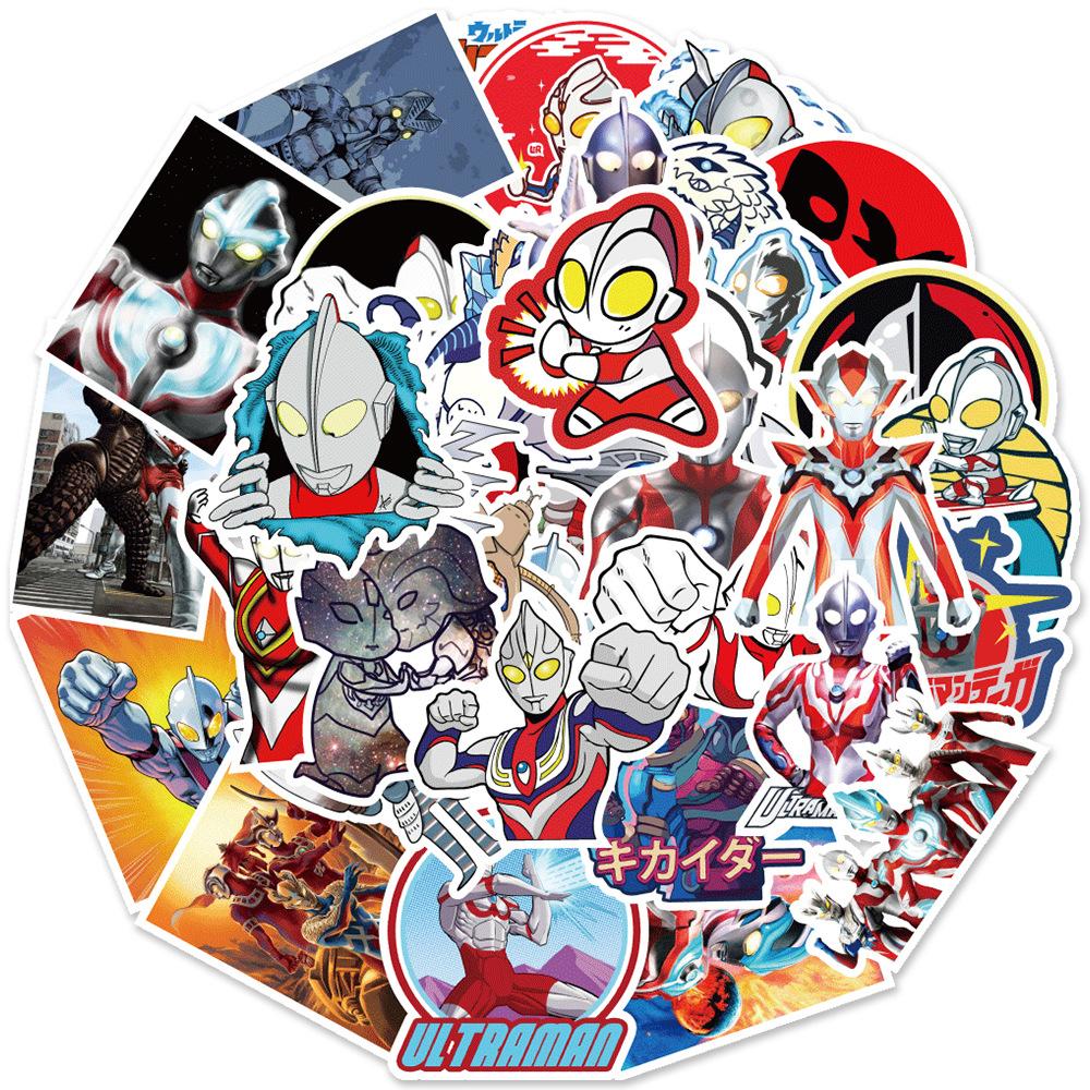 50 Cartoon Laptop Skateboard Water Cup Skateboard Car Doodle Decoration Stickers