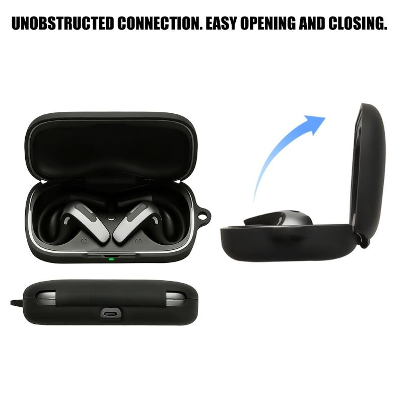 Soft Silicone Case Cover for AIH-2541 AI Earphone Case Secure Grip Easy Access Scratches Resistant Housing Skin