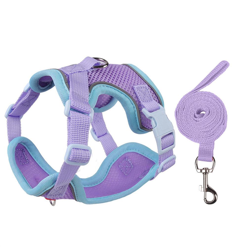 Kitten & Small Dog Harness, Anti-Escape Outdoor Pet Chest Strap, Secure for Walking, Adjustable & Comfortable