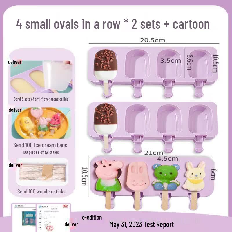 Silicone Ice Cream & Popsicle Mold