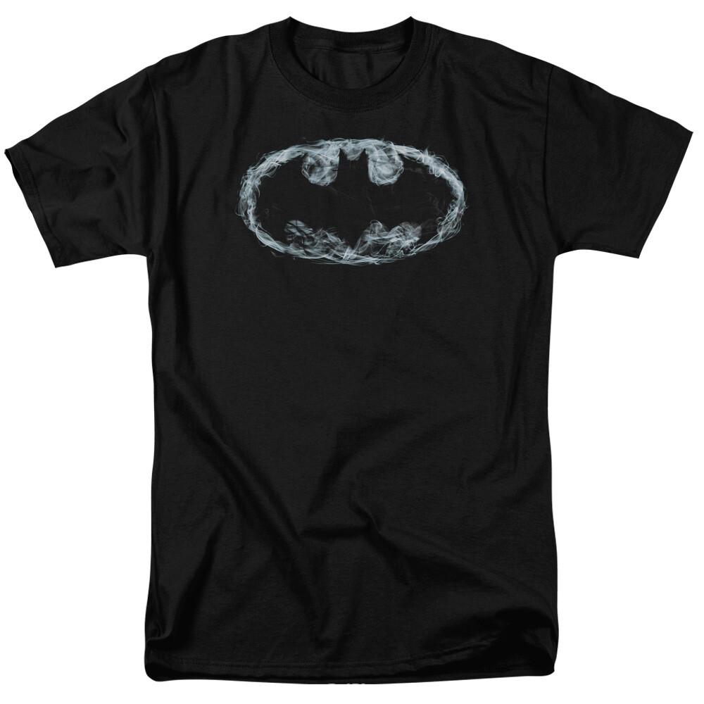 Batman Smoke Signal T Shirt Licensed Comic Book Tee Black XL