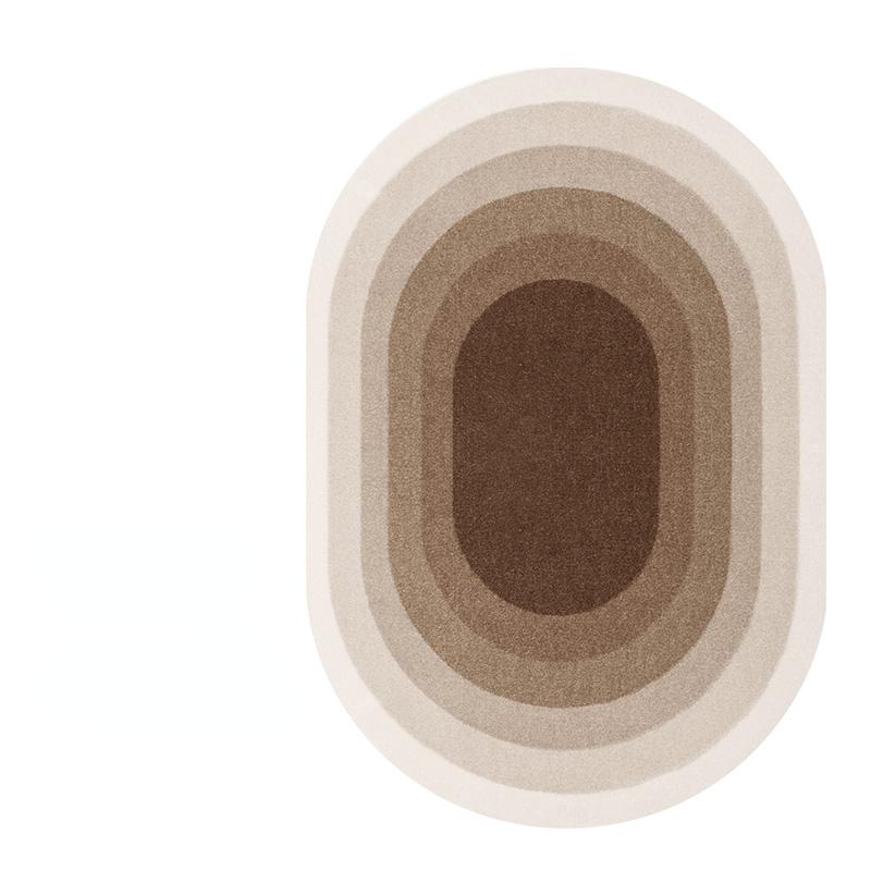 Modern Style Rugs for Bedroom Oval Shape Living Room Decoration Carpet Home Washable Anti-slip Floor Mat Fluffy Soft Bedside Rug