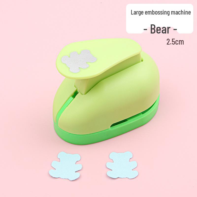 Children's DIY Paper Craft Embossing Machine - Easy Flower Punch for Kindergarten Educational Activities