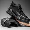 Autumn Men Shoes High-Top Martin Boots Men's Round Toe Retro Student Boots Breathable Men's Trendy Boots Casual And Fashionable