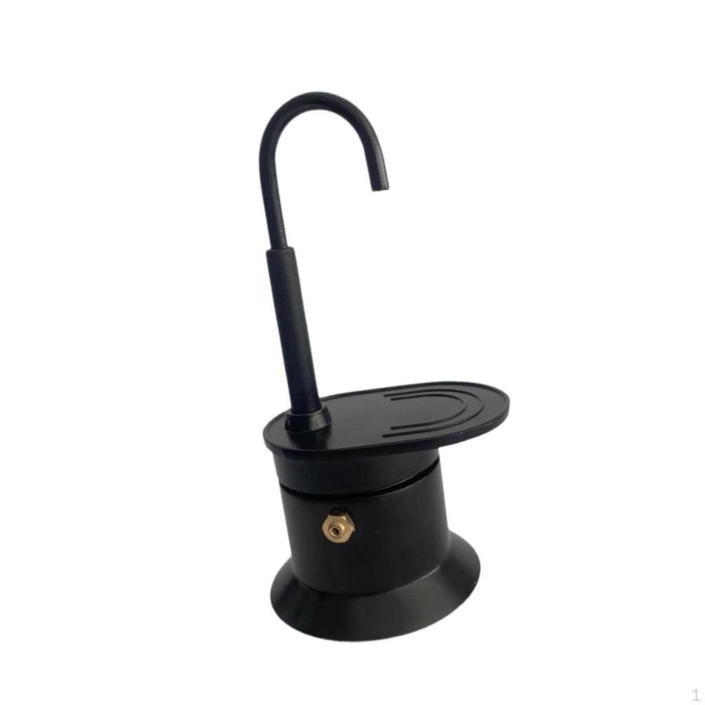 Single Spout Coffee Pot 50ml Aluminum Alloy Stovetop Espresso Maker Reusable Cafe Machine Easy To