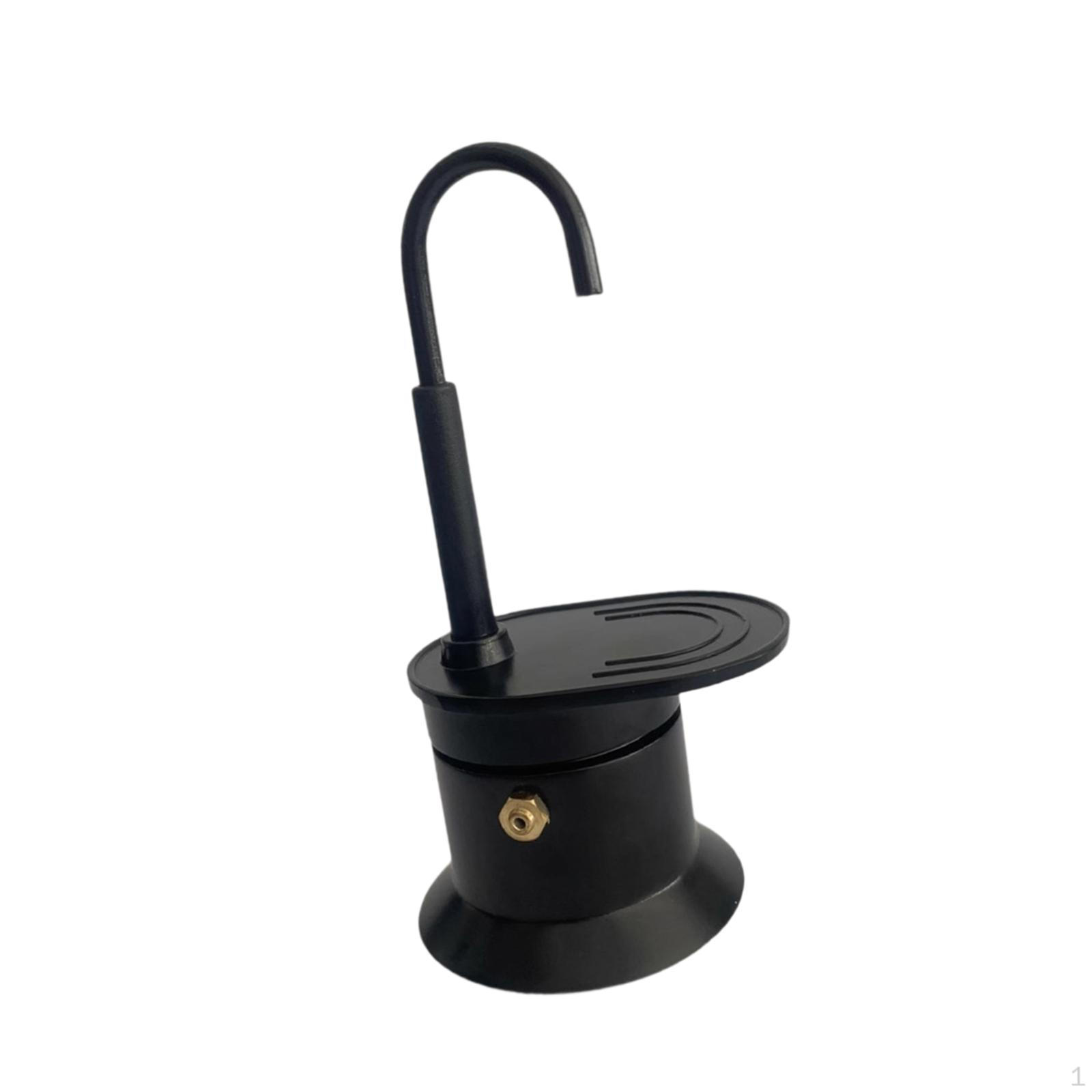 

Single Spout Coffee Pot 50ml Aluminum Alloy Stovetop Espresso Maker Reusable Cafe Machine Easy to