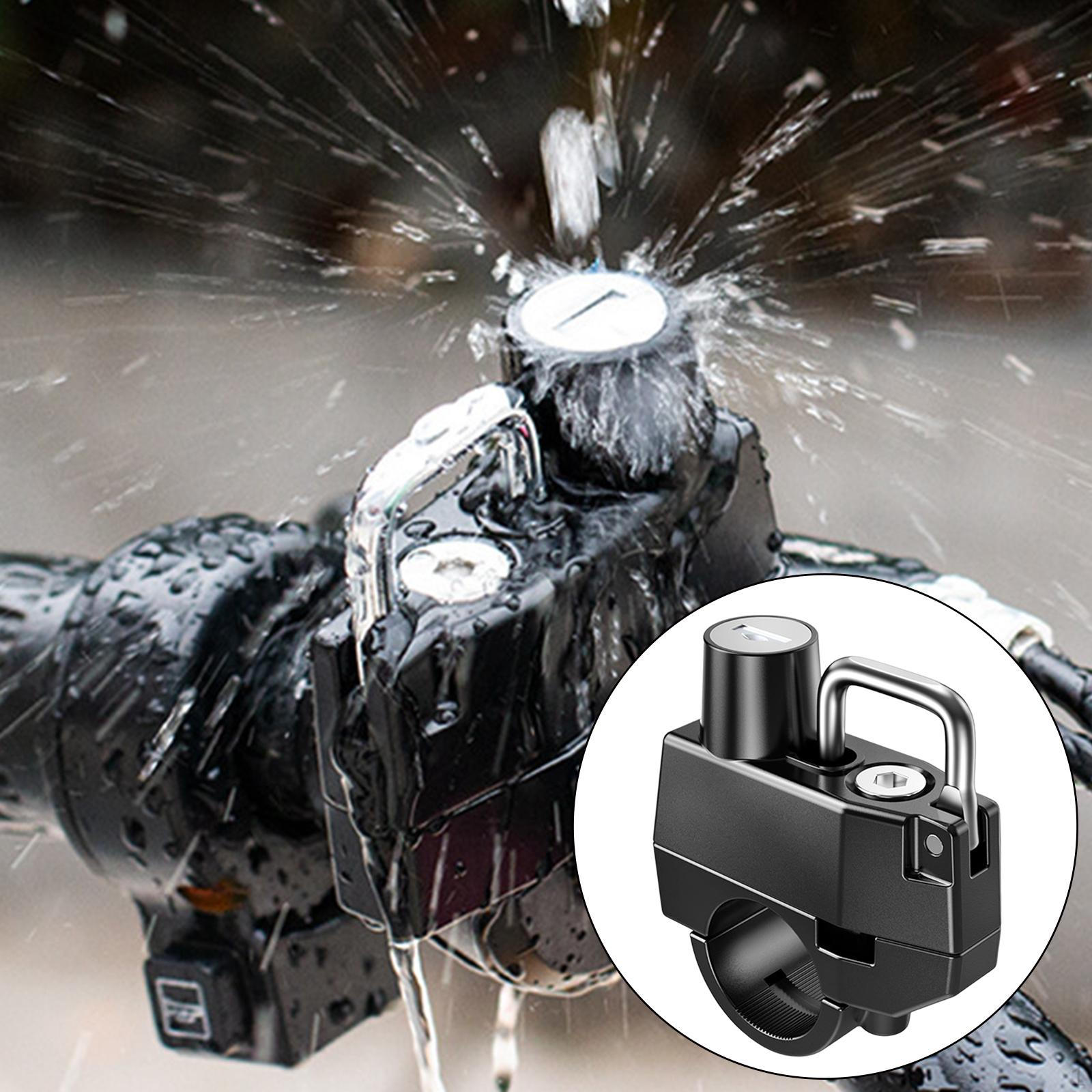 Замок, для Мотоцикла Скутера Стритбайка Водонепроницаемый Standard Black