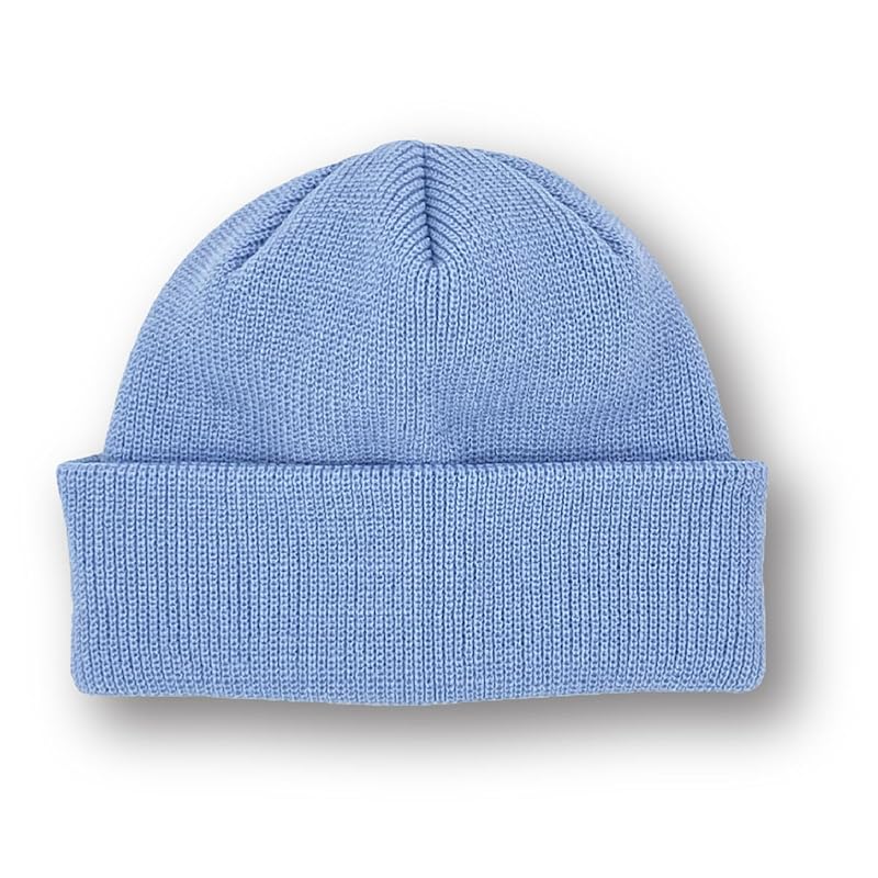 

[yokoami] knit hat acrylic watch beanie made in Japan spring and autumn elasticity ladies men s (acrylic/light blue)