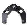 9cm 3.5in Gland Nut Wrench Cylinder Nut Tool Reversible Pinholes Rust Resistant Use With Ratchet Fits Construction Equipment