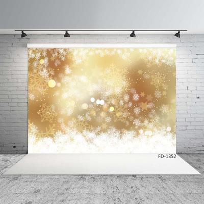 Christmas Snowflake Stars Glitters Bokeh Photo Background Vinyl Backdrops Photo Studio for Baby Photobooth Birthday Party