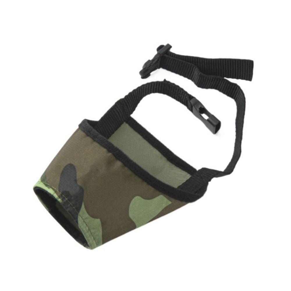 Polyester Dog Mouth Mask Adjustable Dogs Mouth Cover Anti Bite Dogs Muzzles  Walking