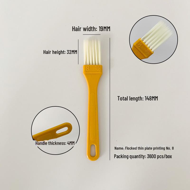 "Durable High-Temperature Resistant Plastic Brush for Cleaning, Painting, and Barbecuing"