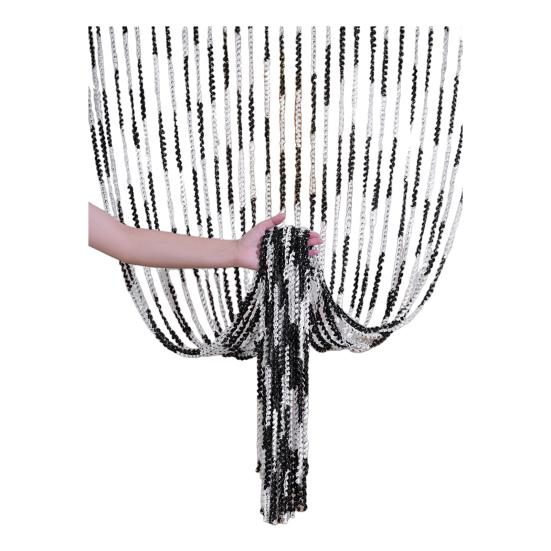 Spiral String Door Curtain Decorative Tassel Curtain Wall Panel Room Divider Fringe Screen Blind for Home Living Room Bedroom