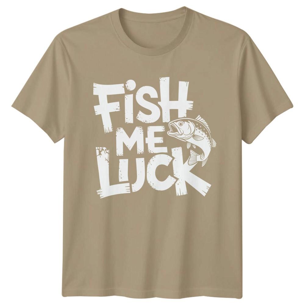 Fish Me Luck Fishing Unisexs TShirt Sport Angler S