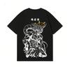 New 2026 Makora Jujutsu Kaisen Back Art Cotton Tee Highquality Streetwear Tshirts Suitable for Both Unisex Women Summer T Shirts