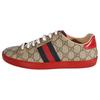 ACE Canvas Low Top Skateboard Shoes Women's Brown 433900 K2LH0 9767