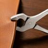 Polished Jaws Leather Edge Press Pliers Heavy Duty Sheet Metal Hand Seamer  For Wallet Crafting