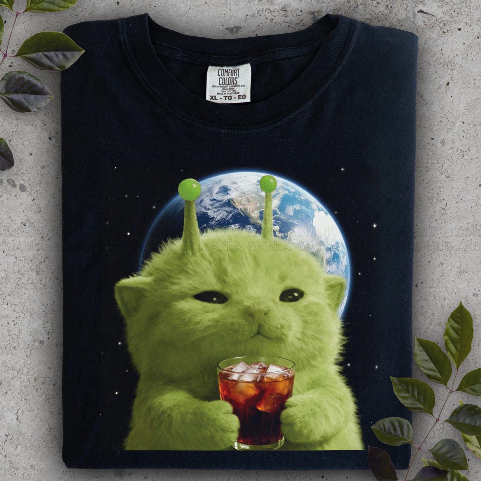 Alien cat, Space cat, diet coke cat, cola cat, silly cat meme, Glorp meme, Gen Z Joke Shirt, Stupid Brainrot Gift S