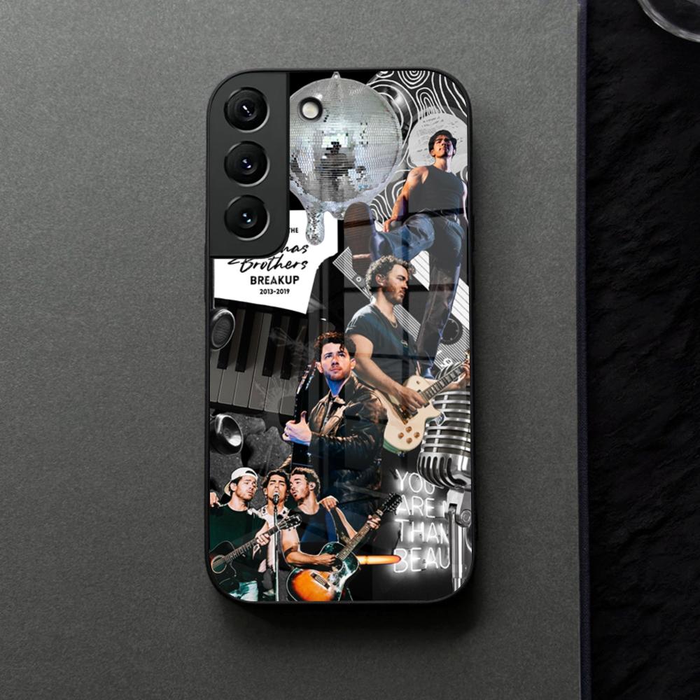 Singer Jonas B-Brothers Phone Case Glass For Samsung Galaxy S26 S21 S25 S22 S20 S24 S23 Ultra Fe Plus A16 A34 A54 A24 Coque