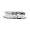 Silver Exterior Door Handle Bowl Cover Trim For Ford Maverick +