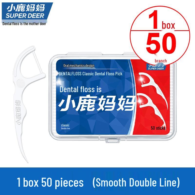 FAWNMUM Classic Ultra-Fine Double Line Dental Floss