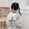 New Kt Cat Children's Gloves Winter Cartoon Thickened Finger Gloves Student Cycling Warm and Cold Proof Five Finger Gloves