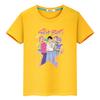 kpop demon hunters Print 100%Cotton t shirt for kids boy 10year y2k Saja Boys Kawaii Tees Cute Tops anime Short girls clothes