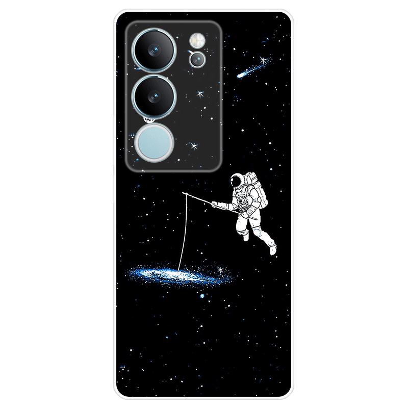 For Vivo V29 Casing TPU Painted Back Cover Vivo V29 Soft Silicone Case