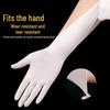 Thickened Waterproof Latex Rubber Disposable Gloves for Kitchen, Baking, Beauty, and Household Use with Elastic Band