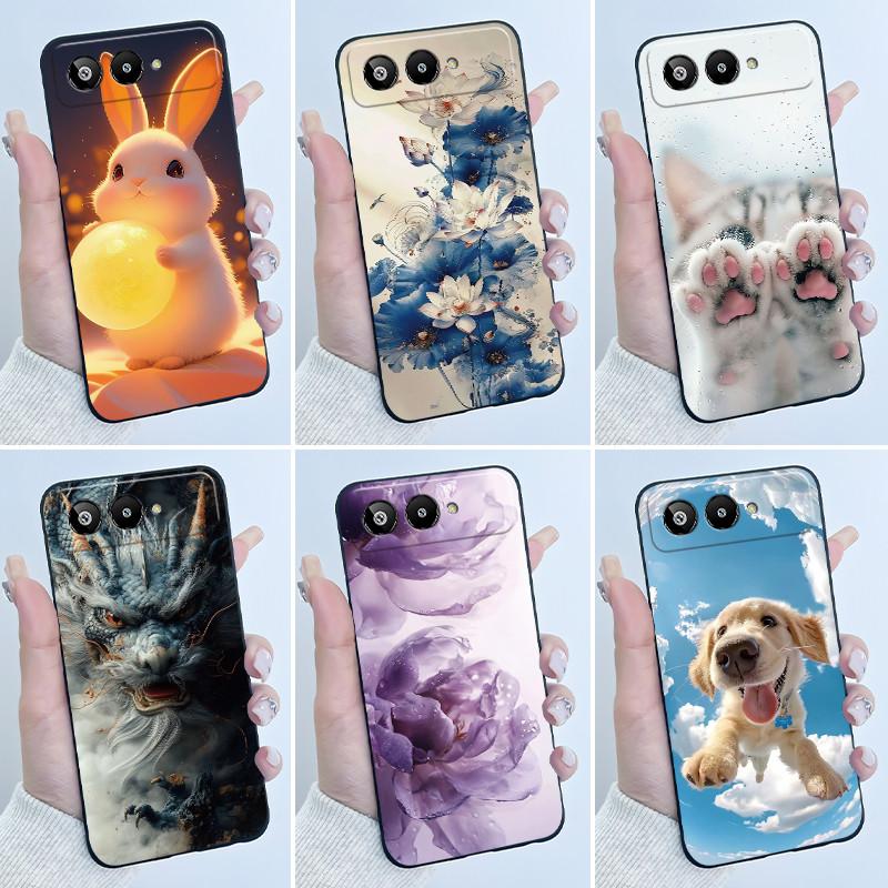 Casing For BLU G95 Case Aesthetic Luxury Cute Cool Boys Girls Pattern Black Matte Soft TPU Silicone Phone Case Back Shell Cover