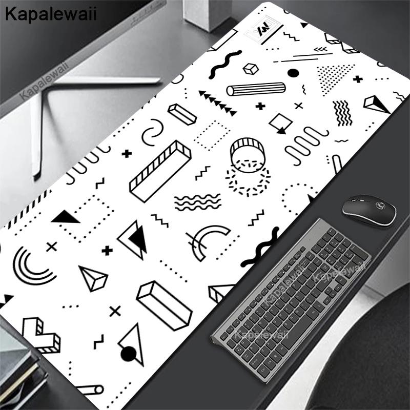 Game Mousepad Art Line Gaming Mouse Pad Alfombrilla X Mouse Mat Computer Gamer Keyboard Pads Oversize Desk Pad