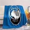 Coperta in Flanella Stampata Atalanta BC, morbido plaid per camera da letto e divano, lavabile, merchandising per tifosi di calcio, ottimo regalo.