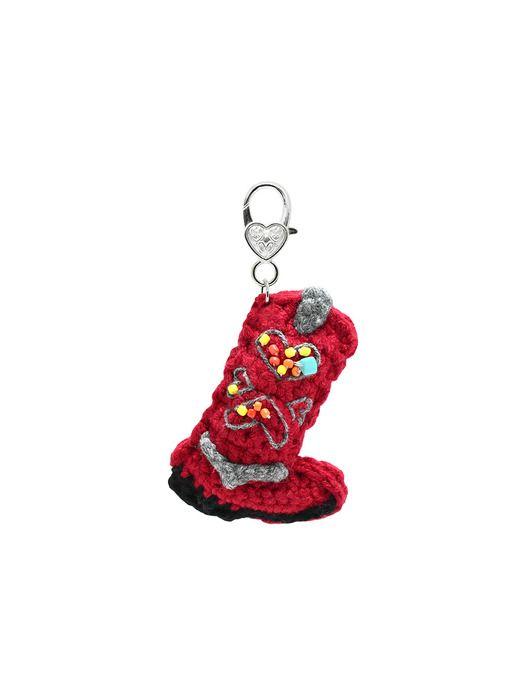 Oooho Western Cowboy Boots Key Ring - Vintage Red