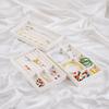 1PC, Flocking Jewelry Box Jewelry Tray, Color: Beige/Grey