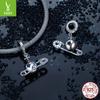 Universe Alien Planet Diy Bracelet Pendant Accessories, Personalized Futuristic S925 Sterling Silver Beads