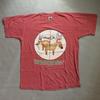Vintage 90s Reindeer Games Humor Parody T-Shirt Size XL FotL Shirt Faded Tee