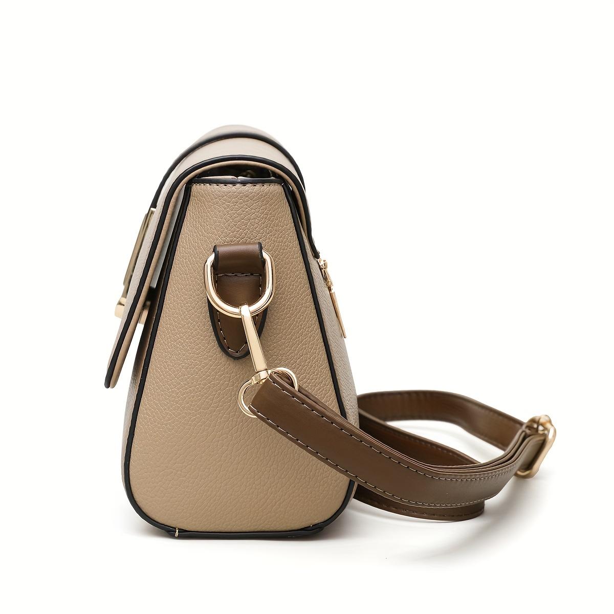 Сумка через плечо из искусственной кожи в стиле ретро — фото 18