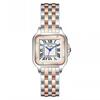 Women's Ultra-Thin Roman Numeral Square Watch with Steel Band and Waterproof Design