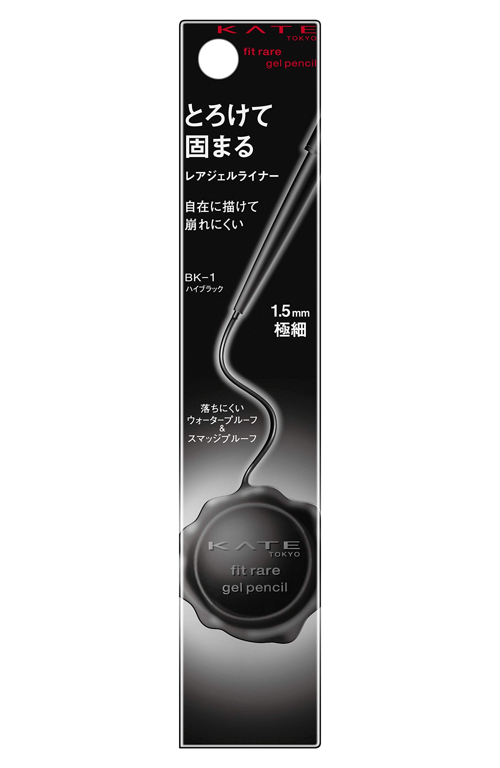 

Kate Rare Fit Gel Pencil High Black BK-1 чёрный