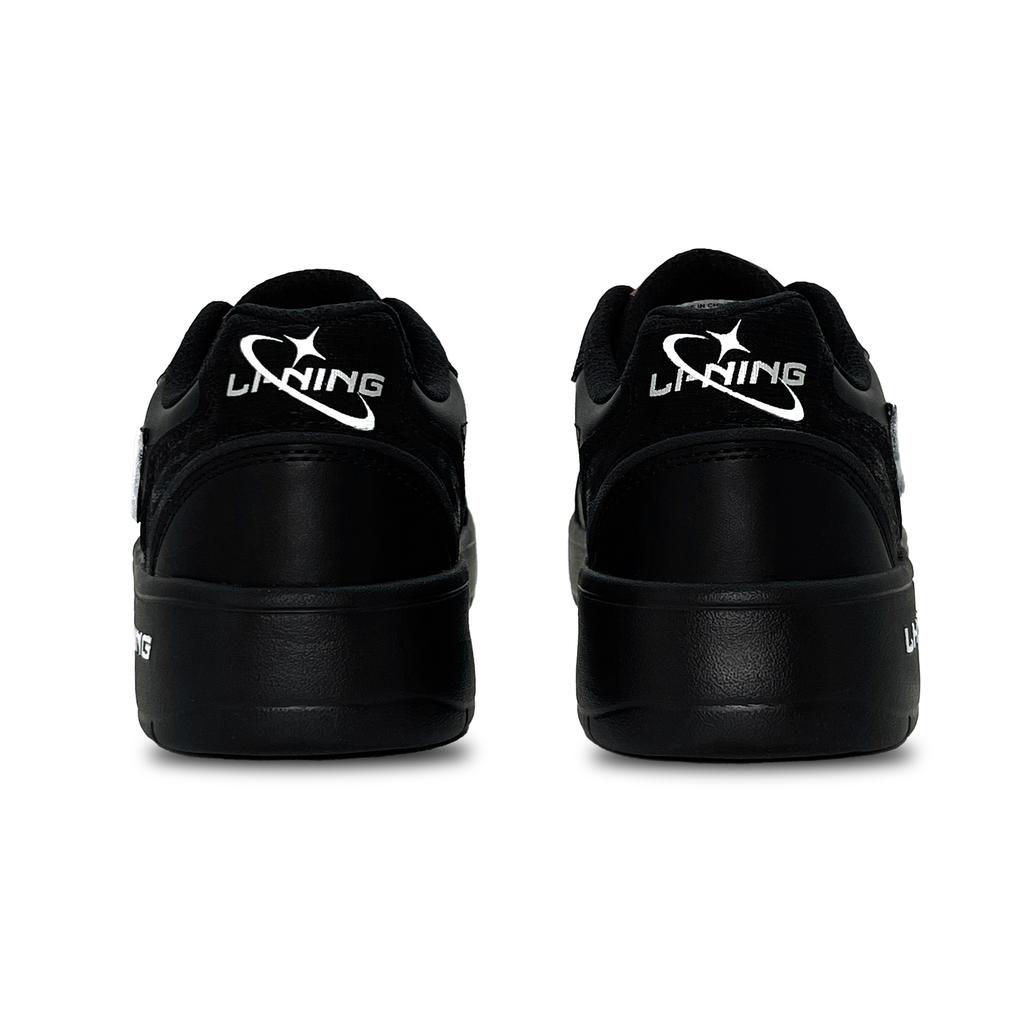 Li Ning Sycee V3 Slip Resistant Abrasion Resistant Balance Low Top Skateboard Shoes Men's Black White AGCV107-1(Team917-)