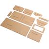 Short Wallet Leather Pattern Design Template DIY Handicraft Acrylic Template Set (AAB‑466)