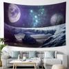 Starry Sky Landscape Tapestry Moon Large Tapestry Landscape Wall Hanging Living Room Bedroom Boho Home Decor
