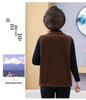 2026 Spring/Autumn Corduroy Vest for Middle-aged/Elderly Women: Fashionable Short Jacket