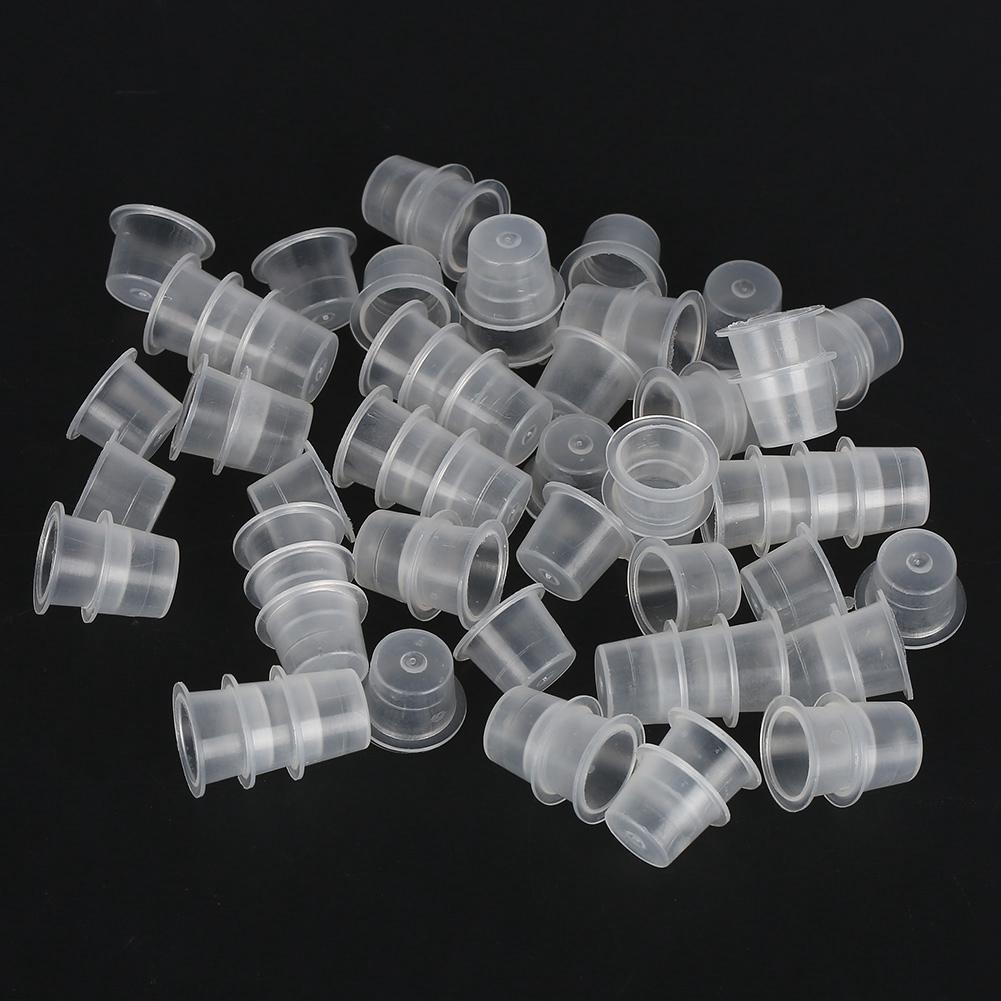 1000Pcs Tattoo Ink Cup Plastic Pigment Holder Permanent Makeup Supplies S