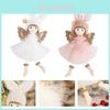 Adorable 7.5in Christmas Angel Plush Doll Pendant For Xmas Tree Decor
