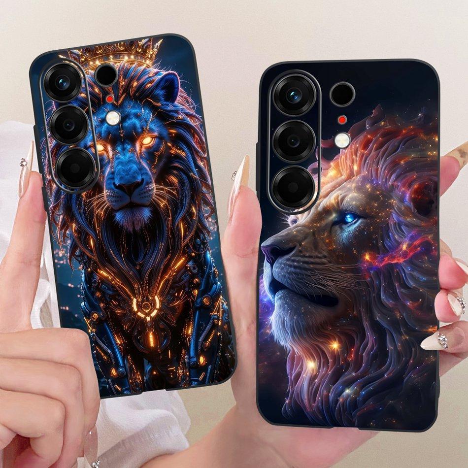 Für Tecno Camon 50 4G CN5 Cooles Drachen-Tiger-Muster Handyhülle Für Tecno Camon50 4G Schwarze Silikon-Weiche Hüllen Stoßfänger