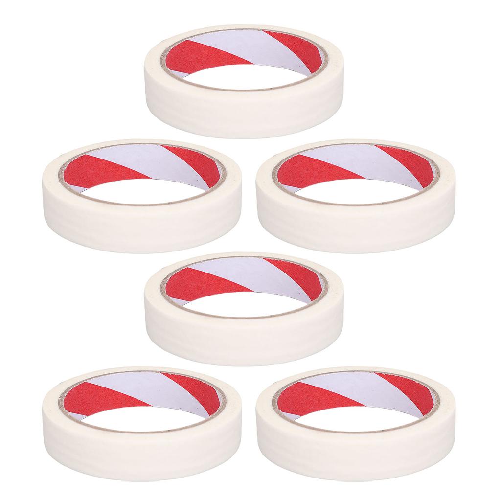 Car Paint Tape High Temperature Proof 0.79in X 65.62ft White Automotive Refinish Masking Tape for Home Office School