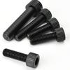 10-200 Stück Nylon Sechskantschraube M3 M4 M5 M6 M8 M10 M12 Schwarz/Weiß Sechskantkopfschraube Senkkopf Rändelkopf Isolierkunststoffbolzen