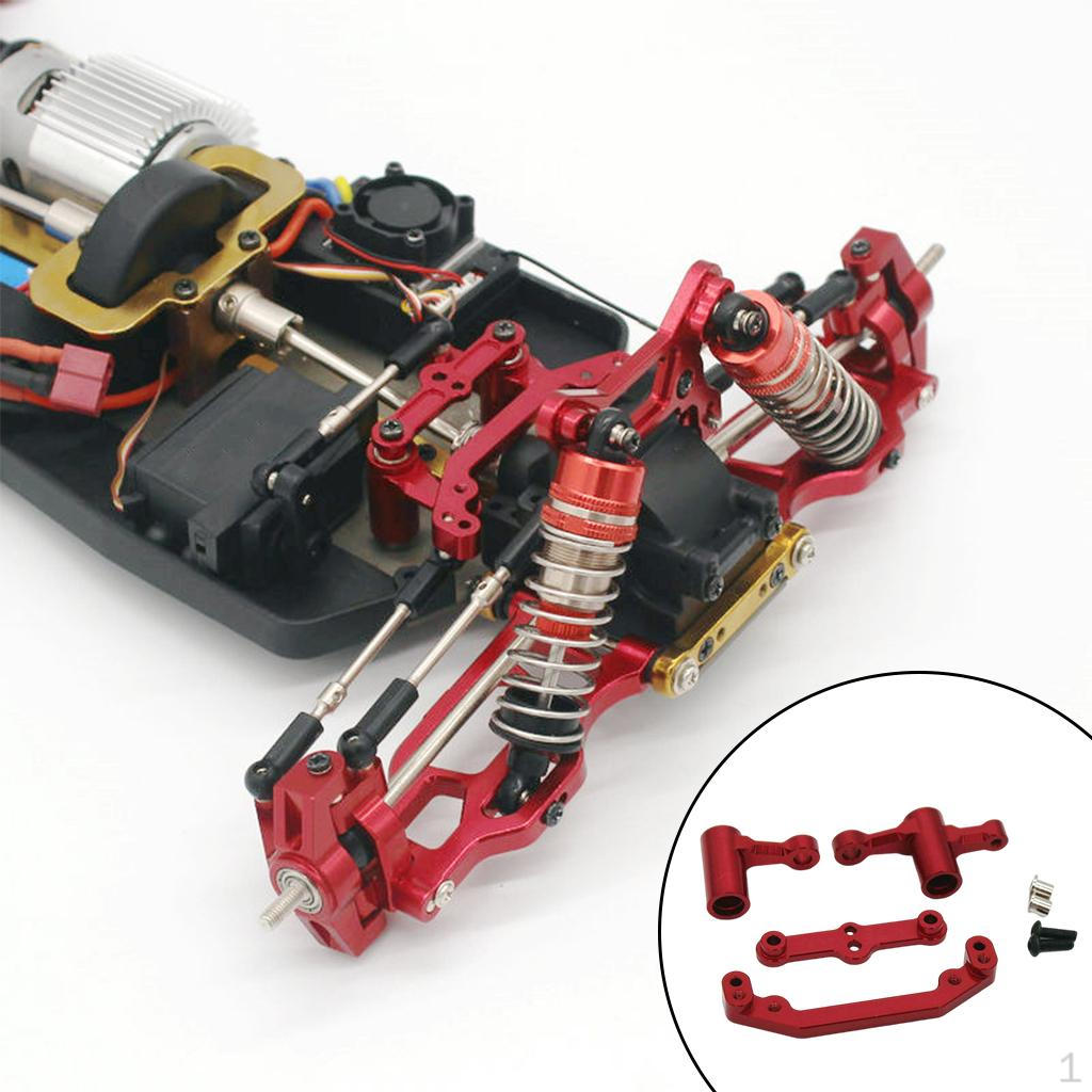 

1:10 металевих кермових кермових автомобілів на радіоуправлінні, що легко встановлюються. Деталі оновлення стабільної роботи для 104001 Red2